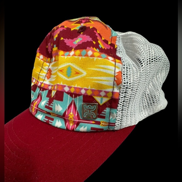 Hooey Aztec Multicolor Trucker Gorp Hat Strapback Adjustable OSFM - Picture 5 of 10